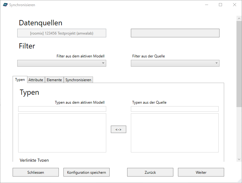 Synch Dialog